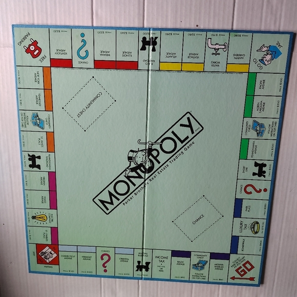 Vintage Monopoly Real Estate Trading Game By Parker Brothers Ages 8 To Adult - Picture 8 of 15